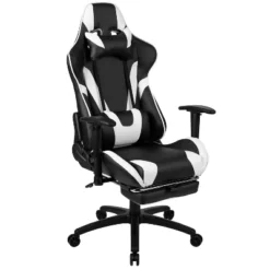 Flash Furniture X30 Gaming Chair Racing Office Ergonomic Computer Chair With Fully Reclining Back And Slide-Out Footrest In Red LeatherSoft -Flash Furniture Shop GUEST 00f74fe2 1ee6 4dd2 be6c 2beacf708f45