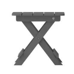 Flash Furniture Halifax Outdoor Folding Side Table, Portable All-Weather HDPE Adirondack Side Table -Flash Furniture Shop GUEST 013d59be 1b54 4c4e b493 a4bbfcf7d994