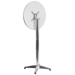 Flash Furniture Mellie 23.25" Round Aluminum Indoor-Outdoor Bar Height Table With Flip-Up Table -Flash Furniture Shop GUEST 03b4191c 2e99 42e7 b20f d5ae5ec6d1e3 1