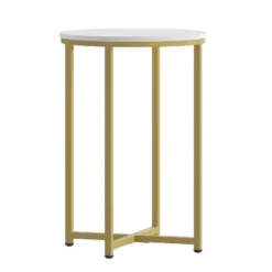 Flash Furniture Hampstead Collection End Table - Modern Laminate Accent Table With Crisscross Frame -Flash Furniture Shop GUEST 03c69b27 9a54 425d 9b69 df4f9754939d