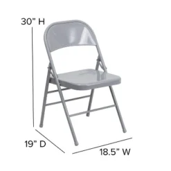Flash Furniture 2 Pack HERCULES Series Triple Braced & Double Hinged Metal Folding Chair -Flash Furniture Shop GUEST 04095526 8a46 474d 9ba1 393a0a058728