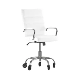 Flash Furniture Camilia Mid-Back Executive Swivel Office Chair With Arms, And Transparent Roller Wheels 20 Flash Furniture Camilia Mid-Back Executive Swivel Office Chair With Arms, And Transparent Roller Wheels -Flash Furniture Shop GUEST 04d5899f 3a1b 4ce7 b5c5 37462bf09329