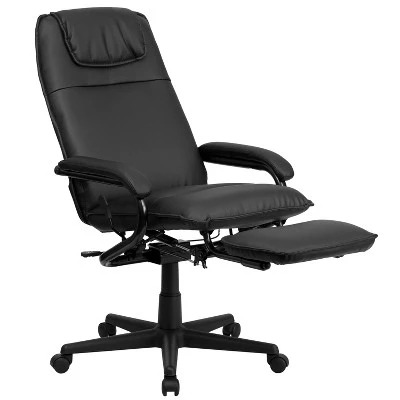 Flash Furniture High Back LeatherSoft Executive Reclining Ergonomic Swivel Office Chair With Arms 5 Flash Furniture High Back LeatherSoft Executive Reclining Ergonomic Swivel Office Chair With Arms - Image 5
