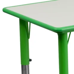 Flash Furniture 23.625"W X 47.25"L Rectangular Plastic Height Adjustable Activity Table -Flash Furniture Shop GUEST 0672bb01 5201 400b bd1a 7ebe025b1a5d