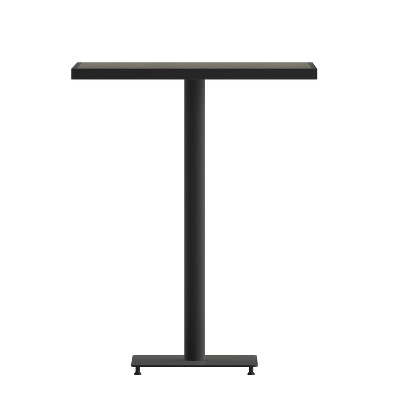 Flash Furniture Lark Commercial Grade 32" Square Outdoor Bar Height Table With Poly Resin Slats 8 Flash Furniture Lark Commercial Grade 32" Square Outdoor Bar Height Table With Poly Resin Slats - Image 8