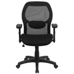 Mid-Back Black Super Mesh Executive Swivel Office Chair With Mesh Padded Seat - Belnick -Flash Furniture Shop GUEST 08c4855f 34e6 4175 a953 5a8d80fb1646