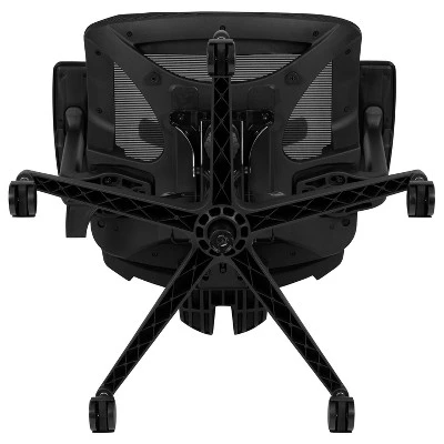 Flash Furniture Ergonomic Black Mesh Office Chair-Synchro-Tilt, Pivot Headrest, Adjustable Arms 9 Flash Furniture Ergonomic Black Mesh Office Chair-Synchro-Tilt, Pivot Headrest, Adjustable Arms - Image 9