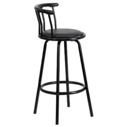 Flash Furniture Crown Back Black Metal Barstool With Black Vinyl Swivel Seat -Flash Furniture Shop GUEST 0b3eb3c4 bdeb 4d6c 94a1 2203f802878a