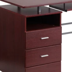 Flash Furniture Computer Desk With Three Drawer Single Pedestal And Pull-Out Keyboard Tray -Flash Furniture Shop GUEST 0b539b02 fe87 4086 9c6d 0f18b0829610