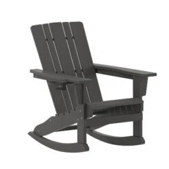 Flash Furniture Halifax HDPE Adirondack Chair With Cup Holder And Pull Out Ottoman, All-Weather HDPE Indoor/Outdoor Chair -Flash Furniture Shop GUEST 0c0d6781 a609 47eb a337 5ee158076e5f