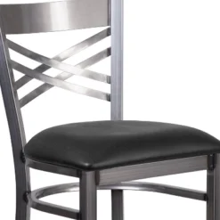 Flash Furniture Clear Coated ''X'' Back Metal Restaurant Barstool -Flash Furniture Shop GUEST 0e244656 5b46 4b94 a75c f087808541c7