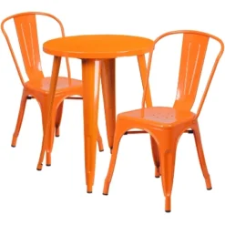 Flash Furniture Commercial Grade 24" Round Metal Indoor-Outdoor Table Set With 2 Cafe Chairs 15 Flash Furniture Commercial Grade 24" Round Metal Indoor-Outdoor Table Set With 2 Cafe Chairs -Flash Furniture Shop GUEST 106d9c91 cd1d 478c be49 5f6da6edb587