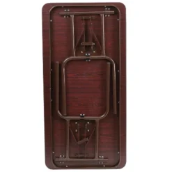 Flash Furniture 4-Foot Mahogany Melamine Laminate Folding Banquet Table -Flash Furniture Shop GUEST 108c796a 6b07 4d5d a244 f90042e2b408