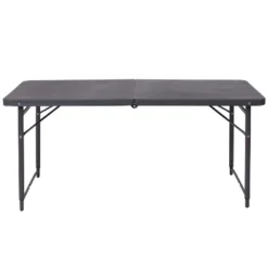 Flash Furniture 4-Foot Height Adjustable Bi-Fold Dark Gray Plastic Folding Table With Carrying Handle 18 Flash Furniture 4-Foot Height Adjustable Bi-Fold Dark Gray Plastic Folding Table With Carrying Handle -Flash Furniture Shop GUEST 10e14220 3526 41b8 9ee9 30cf35e7744b