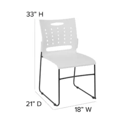 Flash Furniture HERCULES Series 881 Lb. Capacity White Sled Base Stack Chair With Air-Vent Back 11 Flash Furniture HERCULES Series 881 Lb. Capacity White Sled Base Stack Chair With Air-Vent Back -Flash Furniture Shop GUEST 110b205e 3ba0 4c67 8efe c961dc43d3be