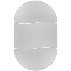 Flash Furniture 3 Piece 76" Oval Wave Flexible Grey Thermal Laminate Activity Table Set - Standard Height Adjustable Legs -Flash Furniture Shop GUEST 114f58f7 e57f 4107 b1ed 49e8498d6930