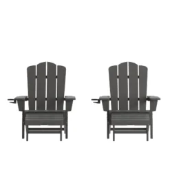 Flash Furniture Newport HDPE Adirondack Chair With Cup Holder And Pull Out Ottoman, All-Weather HDPE Indoor/Outdoor Lounge Chair 24 Flash Furniture Newport HDPE Adirondack Chair With Cup Holder And Pull Out Ottoman, All-Weather HDPE Indoor/Outdoor Lounge Chair -Flash Furniture Shop GUEST 116fd99d 2e05 483f a709 17ae1588fa86