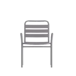 Flash Furniture Lila Commercial Metal Indoor-Outdoor Restaurant Stack Chair With Metal Triple Slat Back And Arms -Flash Furniture Shop GUEST 11da73d6 fcac 4a56 aff4 23d21eb52534