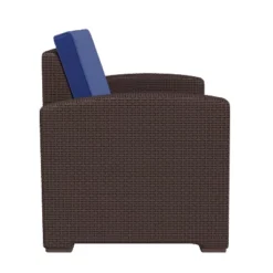 Flash Furniture Seneca Faux Rattan Loveseat With All-Weather Cushions -Flash Furniture Shop GUEST 156d5749 aa1a 4f6f af7e 4d57318ebeef