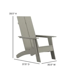 Flash Furniture Sawyer Modern All-Weather Poly Resin Wood Adirondack Chair -Flash Furniture Shop GUEST 159f9828 d97d 4e8e be12 2c964b61233e