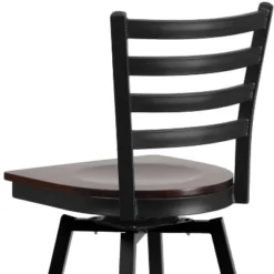 Flash Furniture Black Ladder Back Swivel Metal Barstool -Flash Furniture Shop GUEST 15e96793 1f62 42af b281 3abfadc274b6
