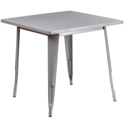 Flash Furniture Commercial Grade 31.5" Square Metal Indoor-Outdoor Table -Flash Furniture Shop GUEST 1630313c 0df1 4ce0 919f e55b0e346cbf
