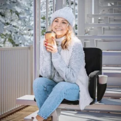 Flash Furniture Malta Portable Heated Reclining Stadium Chair With Armrests, Padded Back & Heated Seat With Dual Storage Pockets And Backpack Straps -Flash Furniture Shop GUEST 19a30a15 772f 4a06 81c9 9685ad1841b1