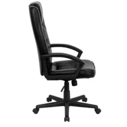 Flash Furniture Nora High Back Black LeatherSoft Executive Swivel Office Chair With Arms -Flash Furniture Shop GUEST 1c5f54fb 755e 4eb8 bebf 53d8501f7533