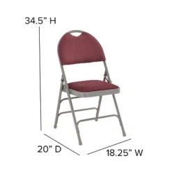 Flash Furniture 2 Pack HERCULES Series Extra Large Ultra-Premium Triple Braced Metal Folding Chair With Easy-Carry Handle -Flash Furniture Shop GUEST 1ced6f6f 4715 4740 aeda 6d8498cfd1fe