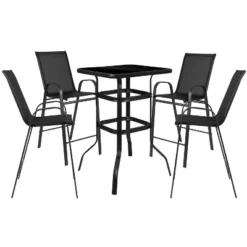 Flash Furniture Outdoor Dining Set - 4-Person Bistro Set - Outdoor Glass Bar Table With All-Weather Patio Stools 23 Flash Furniture Outdoor Dining Set - 4-Person Bistro Set - Outdoor Glass Bar Table With All-Weather Patio Stools -Flash Furniture Shop GUEST 1ebc6b1e c4c2 4ca0 a226 e748fc75e6e6