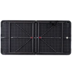 Flash Furniture 4-Foot Height Adjustable Bi-Fold Dark Gray Plastic Folding Table With Carrying Handle 17 Flash Furniture 4-Foot Height Adjustable Bi-Fold Dark Gray Plastic Folding Table With Carrying Handle -Flash Furniture Shop GUEST 1f50ac19 0641 47b8 84d0 0a73c8c1de48