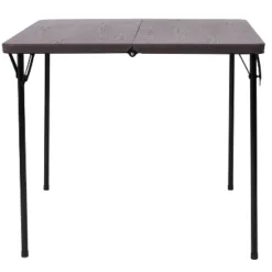 Flash Furniture 2.83-Foot Square Bi-Fold Plastic Folding Table With Carrying Handle -Flash Furniture Shop GUEST 1f64b851 e180 4743 ab13 04e04dd12a54