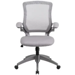 Flash Furniture Mid-Back Mesh Swivel Ergonomic Task Office Chair With Gray Frame And Flip-Up Arms 18 Flash Furniture Mid-Back Mesh Swivel Ergonomic Task Office Chair With Gray Frame And Flip-Up Arms -Flash Furniture Shop GUEST 1fd99e80 b63f 430c 9508 095f537654f6