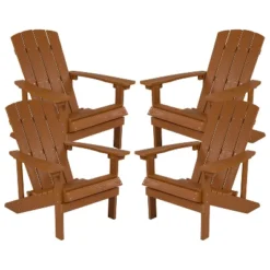 Flash Furniture Set Of 4 Charlestown All-Weather Poly Resin Wood Adirondack Chairs 28 Flash Furniture Set Of 4 Charlestown All-Weather Poly Resin Wood Adirondack Chairs -Flash Furniture Shop GUEST 1fee2ddb 20f0 4a6a 8494 210d4b1e0ab8