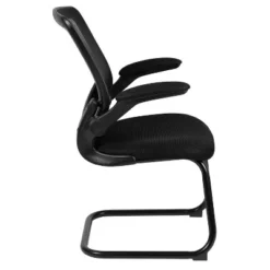 Flash Furniture Black Mesh Sled Base Side Reception Chair With Flip-Up Arms 21 Flash Furniture Black Mesh Sled Base Side Reception Chair With Flip-Up Arms -Flash Furniture Shop GUEST 21528f8a 2bfb 47f0 9008 93b771b1a620