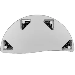 Flash Furniture 47.5" Half Circle Wave Flexible Collaborative Thermal Laminate Activity Table - Height Adjustable Short Legs -Flash Furniture Shop GUEST 215bcdeb d548 431d 9f59 5fc084505bb6