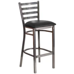 Flash Furniture Clear Coated Ladder Back Metal Restaurant Barstool -Flash Furniture Shop GUEST 221cb4f2 caed 40b1 849e 08ee02954546