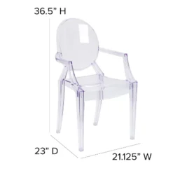 Flash Furniture Ghost Chair With Arms In Transparent Crystal -Flash Furniture Shop GUEST 22d69344 6029 437f a6b4 bd4f688a48b6