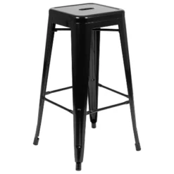 Flash Furniture 30" High Metal Indoor Bar Stool - Stackable Set Of 4 -Flash Furniture Shop GUEST 23a8da48 cca5 4aeb 9cc1 3bd5e7123b22