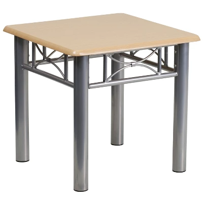 Flash Furniture Laminate End Table With Steel Frame 7 Flash Furniture Laminate End Table With Steel Frame - Image 7