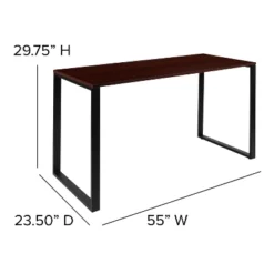 Flash Furniture Modern Commercial Grade Desk Industrial Style Computer Desk Sturdy Home Office Desk - 55" Length -Flash Furniture Shop GUEST 25c8ec82 0559 4dc1 86f9 88bb56b632b6
