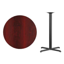 Flash Furniture 36'' Round Laminate Table Top With 30'' X 30'' Bar Height Table Base -Flash Furniture Shop GUEST 26025c5b 6de4 4c4b 9792 734c507bf9fd