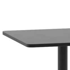 Flash Furniture Mellie 23.5'' Square Aluminum Indoor-Outdoor Table With Base -Flash Furniture Shop GUEST 270e9860 5620 4104 857e ca27c771c5e0