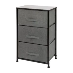 Flash Furniture 3 Drawer Wood Top Cast Iron Frame Vertical Storage Dresser With Easy Pull Fabric Drawers -Flash Furniture Shop GUEST 27139072 126f 40a9 8c01 f66abaa93bc5