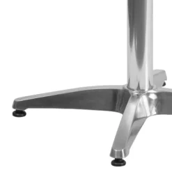 Flash Furniture Mellie 31.5'' Round Aluminum Indoor-Outdoor Table With Base -Flash Furniture Shop GUEST 272f3634 78d9 4c72 9bf0 dfb2d5215bbd