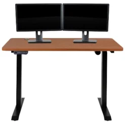 Flash Furniture Electric Height Adjustable Standing Desk - Table Top 48" Wide - 24" Deep -Flash Furniture Shop GUEST 2738194b 368a 40ec 8165 862a1086129d