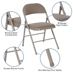 Flash Furniture 2 Pack HERCULES Series Double Braced Vinyl Folding Chair -Flash Furniture Shop GUEST 27732a1b fb93 4b43 a09f 4babe215b488