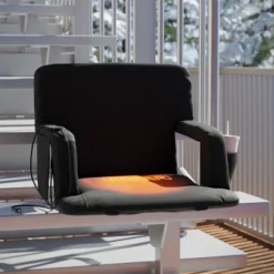 Flash Furniture Extra Wide Foldable Reclining Heated Stadium Chair With Backpack Straps - Black 22 Flash Furniture Extra Wide Foldable Reclining Heated Stadium Chair With Backpack Straps - Black -Flash Furniture Shop GUEST 27a8f42e d479 4966 a4a5 f8b018fe64a8