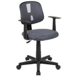 Flash Furniture Flash Fundamentals Mid-Back Mesh Swivel Task Office Chair With Pivot Back And Arms -Flash Furniture Shop GUEST 27efacf6 4f62 44a3 ac63 2478bff09d70