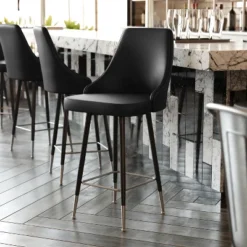 Flash Furniture Shelly Set Of 2 Commercial LeatherSoft Counter Height Bar Stools With Solid Black Metal Frames And Chrome Accented Feet And Footrests 15 Flash Furniture Shelly Set Of 2 Commercial LeatherSoft Counter Height Bar Stools With Solid Black Metal Frames And Chrome Accented Feet And Footrests -Flash Furniture Shop GUEST 282430dc 0636 4c54 ac4f 5c4611b5af42